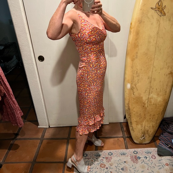 DVF Silk French Girl Dress Tre Femme - Picture 13 of 14